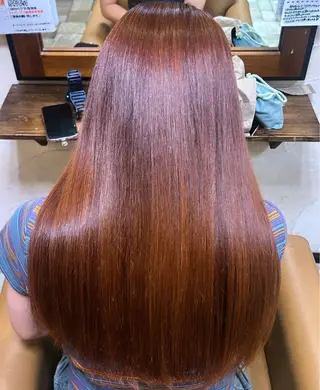ロング 青木 舞佳のヘアスタイル