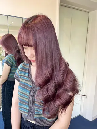 セミロング Hanna by W_SALONのヘアスタイル