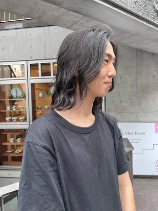 セミロング パーマ 原宿パーマ kazuのヘアスタイル