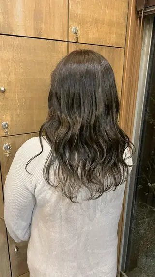 セミロング ヘアアレンジ 栗林 姫花のヘアスタイル