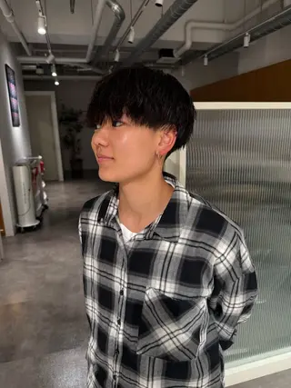 ショート メンズ yuinaハイライト /ブリーチモデル募集のヘアスタイル