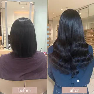 ロング カラー エクステ　ユノキ リョウタのヘアスタイル