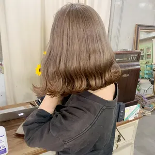 ミディアム カラー kimika🥑 メンズ/髪質改善のヘアスタイル