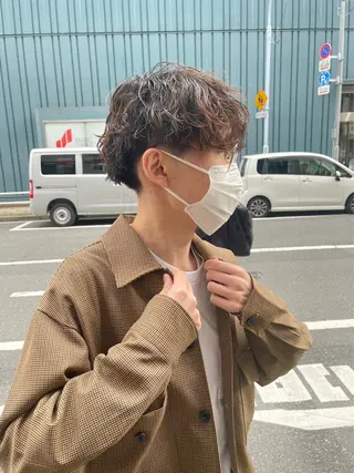 ショート パーマ メンズ XANADU上野店 🐼ﾖｺﾊｼのヘアスタイル