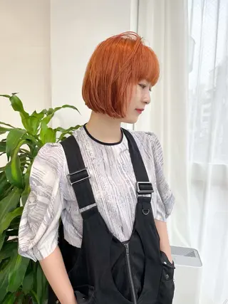 カラー ness 一花のヘアスタイル