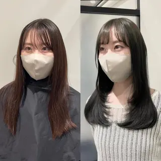 セミロング 【美容室が苦手な方 専問美容室】MIHOのヘアスタイル