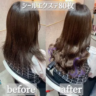 ロング 新宿/韓国ヘア 中明度カラー/かやのヘアスタイル