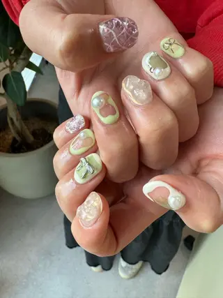 ネイル AOI✩⡱ y2kネイルのネイルデザイン