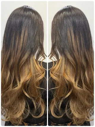 ロング カラー 艶カラー🕊️ ✴︎Yukari✴︎のヘアスタイル