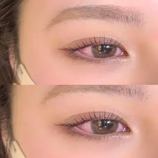 マツエク・マツパ 似合わせカット暖色 カラーhiyonaのヘアスタイル