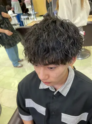 パーマ メンズ メンズカット/柏/韓 国/メンズパーマ航太のヘアスタイル