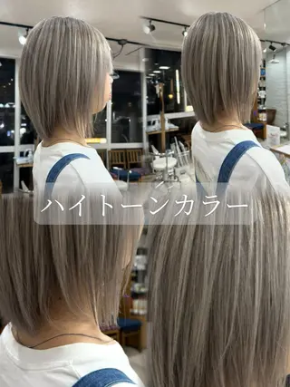 ショート カラー ハッシュカット/ボブ /レイヤー/彩奈のヘアスタイル