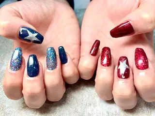 ネイル Queennail 北堀江megumiのネイルデザイン