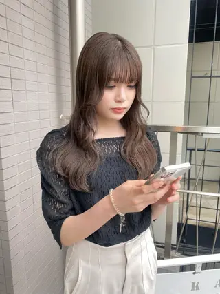 カラー 🌷柔らかクリーミー 🤍kirari🌷のヘアスタイル