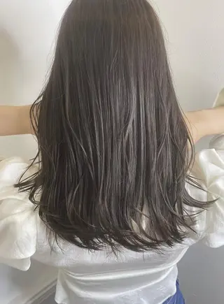 ロング カラー リルウヘアー 天王寺のヘアスタイル