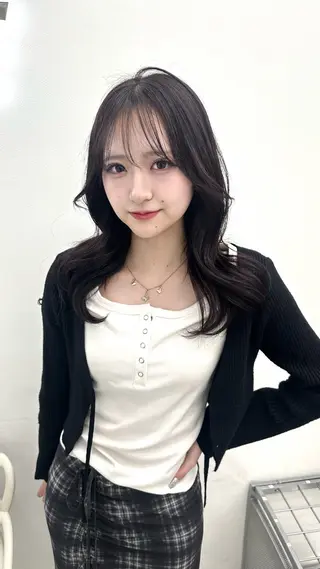 ロング 大人っぽ中韓レディ ヘア🤍MAOのヘアスタイル