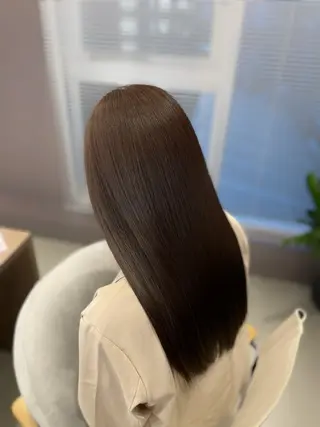 ロング 髪質改善/縮毛/トリ ートメント/平野広大のヘアスタイル