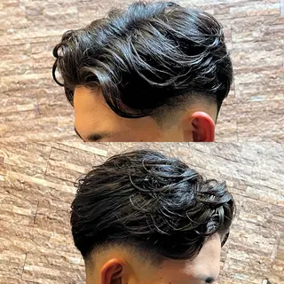 パーマ メンズ ヘアモードキクチ銀座店所属・💈藤崎 虎之介💈のヘアスタイル
