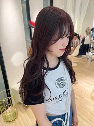 ロング カラー GOODDAY ヘアサロンのヘアスタイル