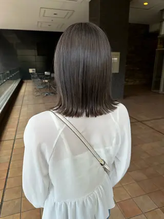 ミディアム ⭐️透け感カラー /齊藤容史⭐️のヘアスタイル