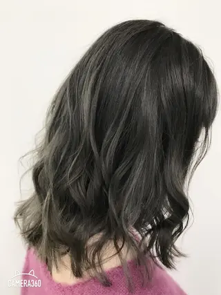 セミロング カラー 相武台ショート特化 💐川崎希💐のヘアスタイル