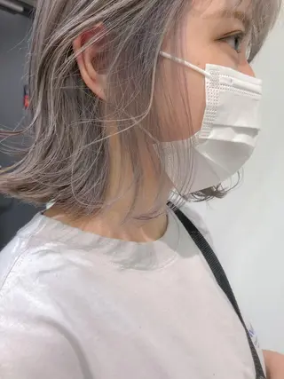 ショート カラー ヘアアレンジ rii-🩰 トレンド韓国ヘアのヘアスタイル