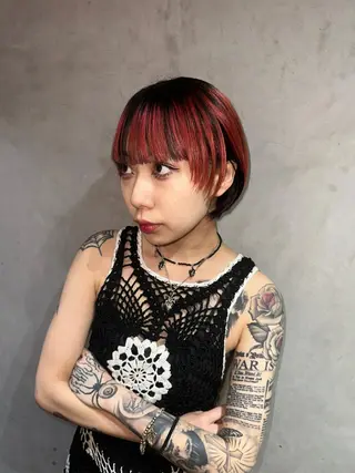 ショート カラー 國井 廉のヘアスタイル