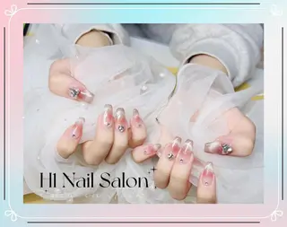 ロング H1 ネイル サロンのネイルデザイン