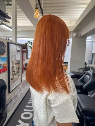 ロング カラー ハイトーンカラー メンズパーマだいきのヘアスタイル