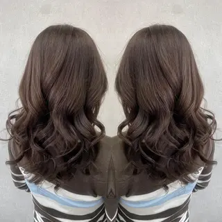 ロング カラー tocca 💜石田愛結💜のヘアスタイル