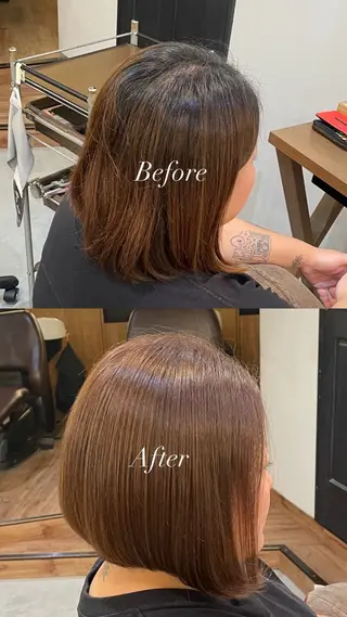 ショート カラー Little×Ray所属・Ayu🩶 カットモデル募集中のヘアスタイル