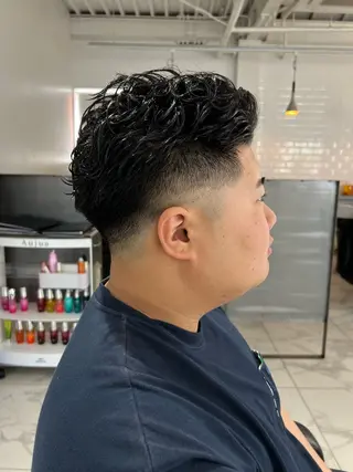 メンズ SHARE  SALON monloulou+plus所属・メンズパーマ 桐山 琉輝のヘアスタイル