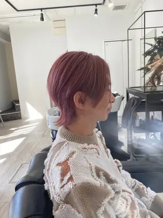 カラー メンズ 田中 昴輝のヘアスタイル