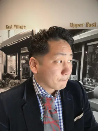 メンズ Leverage所属・【店長】外国人風 メンズヘア尾上雄輝のヘアスタイル