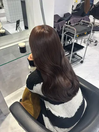 ロング カラー 髪質改善🩰透明感カ ラー🎀hinanoのヘアスタイル