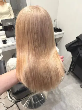 ロング カラー ヘアアレンジ SALOWIN京都河原町Suite店所属・外国人風レイヤー/ ハイトーンSHUのヘアスタイル