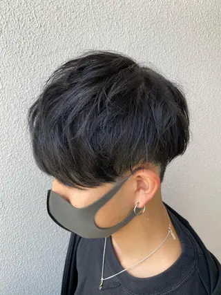 ミディアム メンズ 柳澤 和也のヘアスタイル