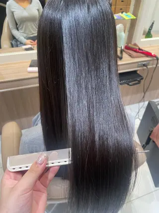 ロング パーマ 韓国ヘアメイク🎀/ 縮毛矯正✨山本媛香のヘアスタイル