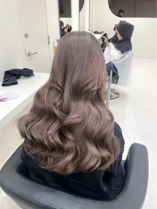 ロング カラー ヘアアレンジ 💘Risa💘/ミ ルクティ/ハイトーンのヘアスタイル