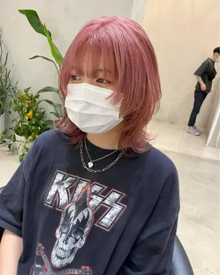 ミディアム カラー Raf.hair design所属・MAYU / Raf.のヘアスタイル