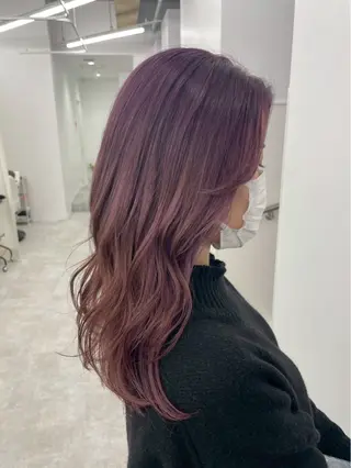 ロング カラー 透明感/韓国風 🇰🇷RYUKIのヘアスタイル