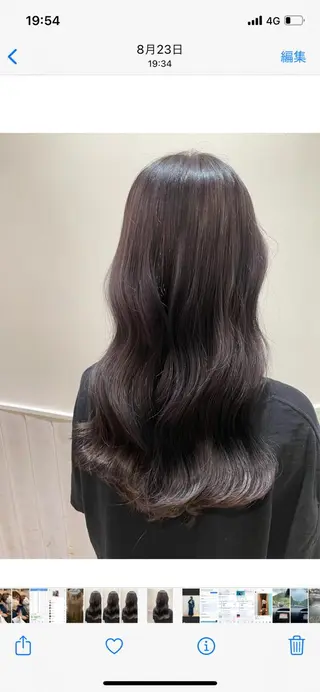 ロング 古賀 紅音のヘアスタイル
