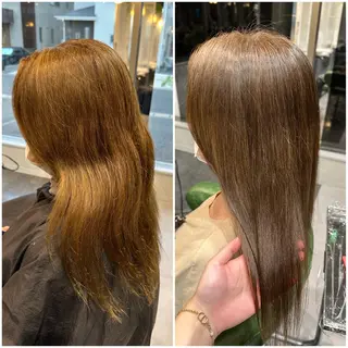 ロング TELAHAIR成田 マネージャー吉野美羽のヘアスタイル