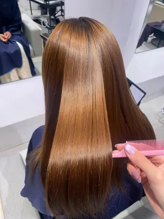 ロング パーマ 銀座/髪質改善/韓国 カラー🍓原田侑依のヘアスタイル