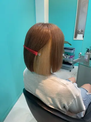 ショート カラー mana/髪質改善/ ヘアセット/パーマのヘアスタイル