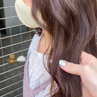 カラー 顔周り🇰🇷韓国 レイヤー/いづみ💞のヘアスタイル