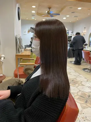 ロング \脱・うねり& 広がり/gite菊のヘアスタイル