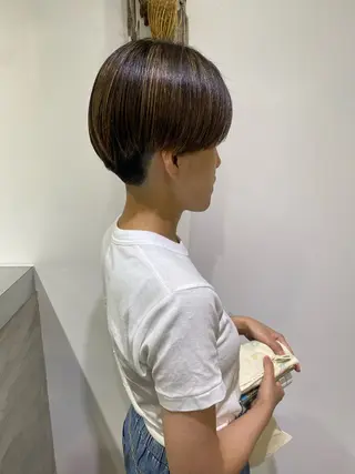 ショート garage.所属・吉田 慎冴/メンズパーマのヘアスタイル