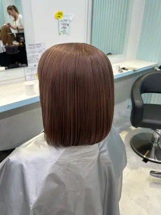 カラー 韓国うる艶ベージュ 🤎まなかのヘアスタイル