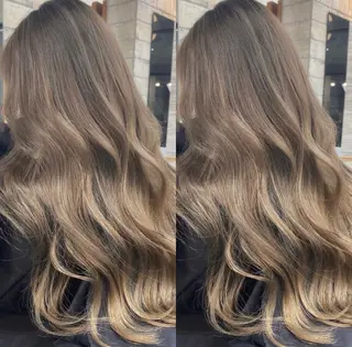 ロング カラー パーマ ヘアアレンジ キッズ メンズ ネイル マツエク・マツパ アイブロウ 髪質改善🇰🇷 レイヤーカット/梅田のヘアスタイル